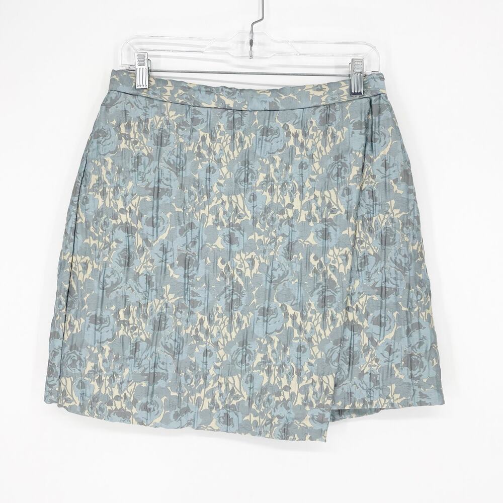 H&M Faux Wrap Floral Mini Skirt Size 10